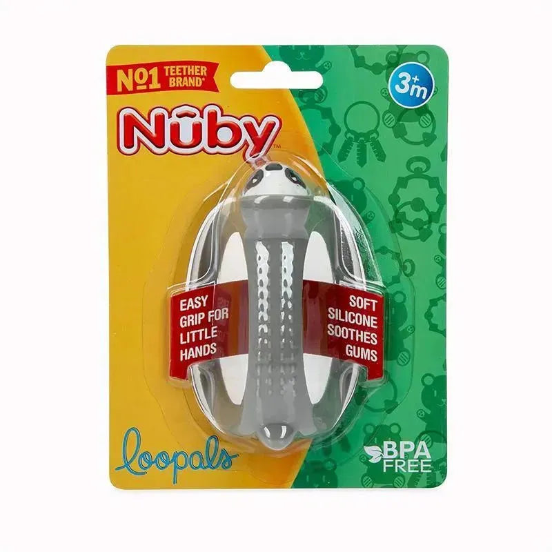 Nuby - Loopy Legs Silicone Teether, Sloth Image 2