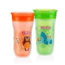 Nuby No Spill 2 Pack Insulated 360 Wonder Cup, Neutral Image 1