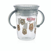 Nuby No Spill Tritan Ice Bear/Dinosaur Printed Wonder Cup, 1PK Image 3