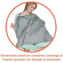Nuby - Nursing Cover, Floral Print Image 3