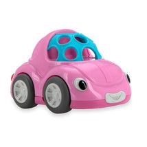 Nuby - Rattle Pals, Pink Car Image 1