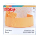 Nuby - Silicone Giraffe Baby Feeding Bowl - Yellow Image 6