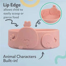 Nuby - Silicone Whale Baby Feeding Bowl - Pink Blush Image 6