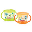 Nuby Snack Keeper in Green/Orange, 2-Pack Image 1