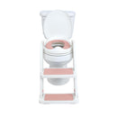 Nuby - Step Ladder Toddler Potty Seat for Toilet, Pink Image 4