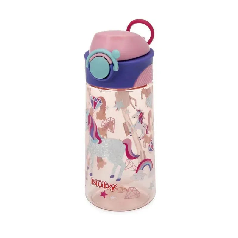 Nuby - Thirsty Kids Flip It Bolt, Unicorn Image 1