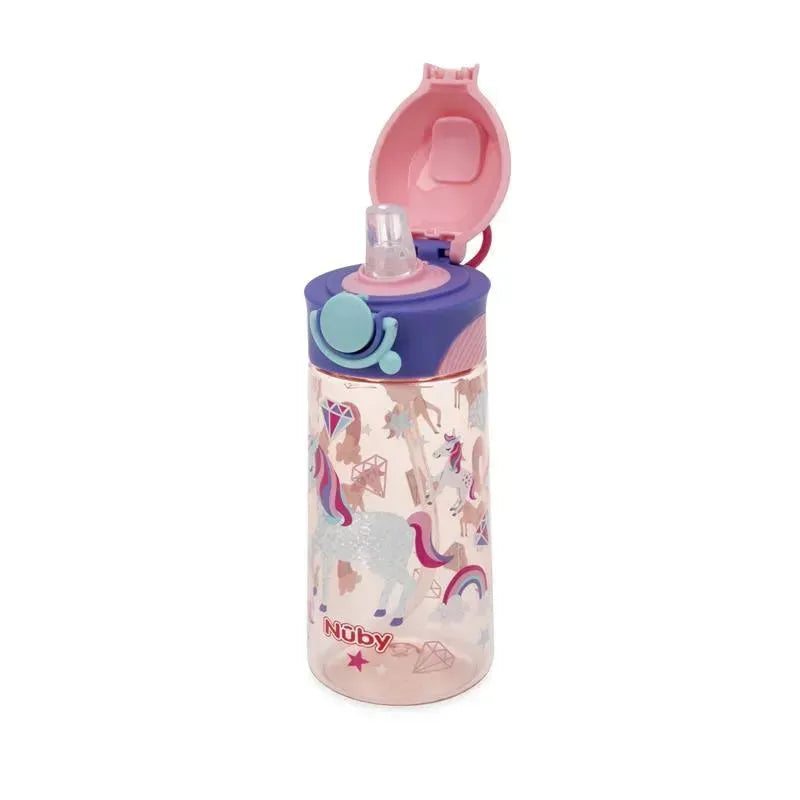 Nuby - Thirsty Kids Flip It Bolt, Unicorn Image 2