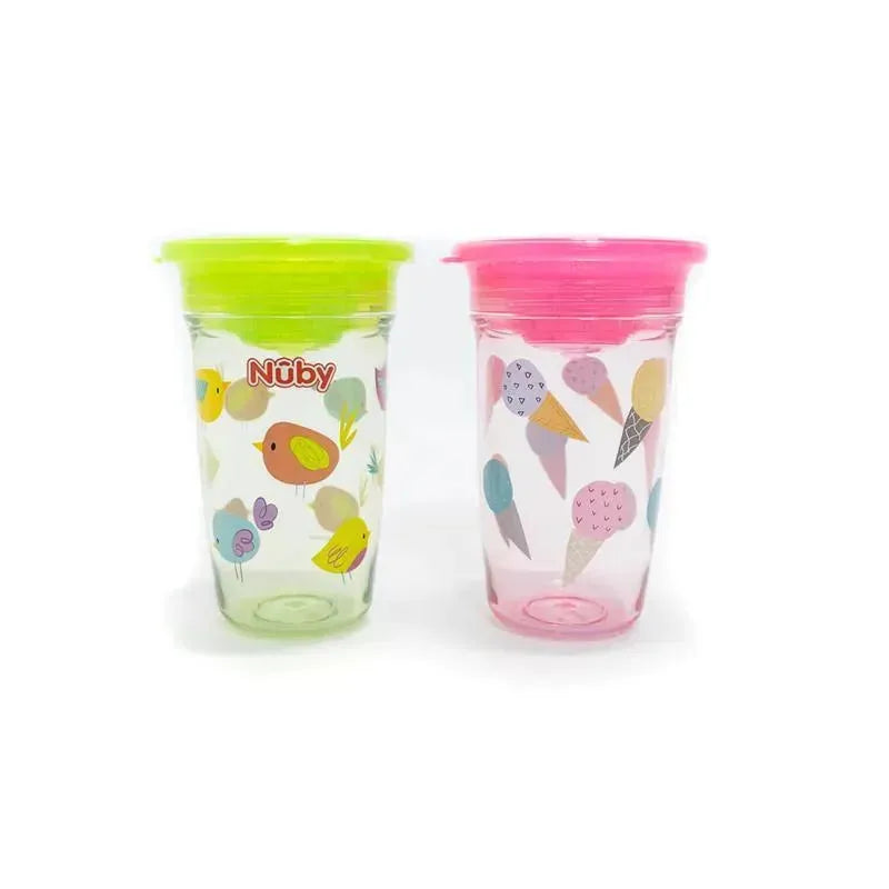 Nuby Tritan 10 Oz Wonder Cup With Hygienic Image 3