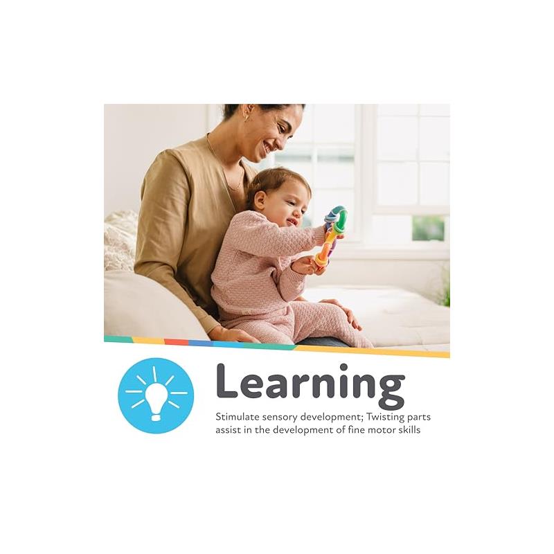 Nuby - Twist-a-Ring Rattle Teether Toy for Babies Image 5