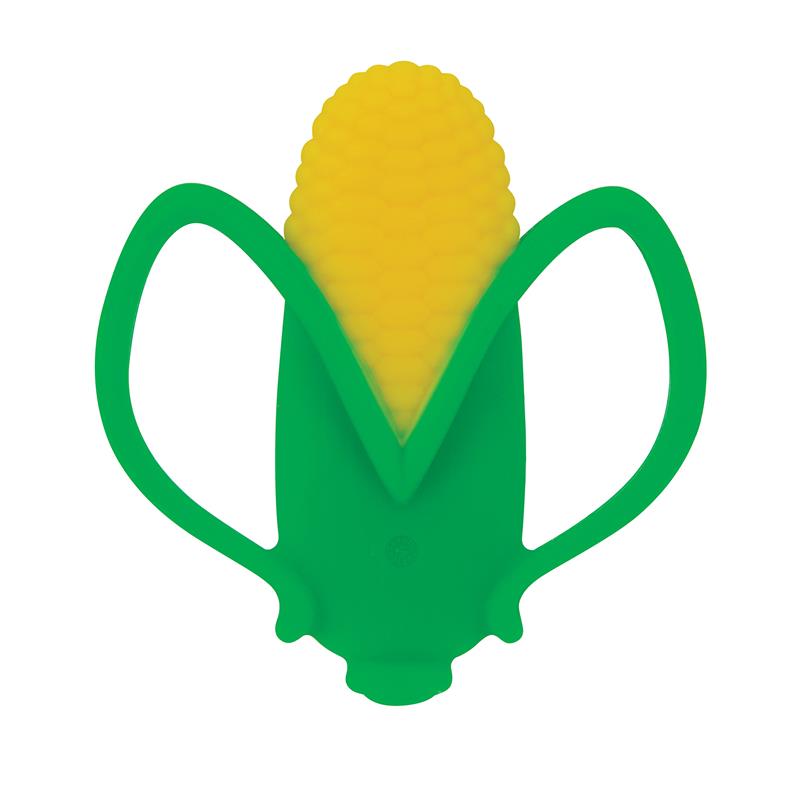 Nuby - Veggie Teether for Teething Relief Soft Baby Teething Toy, Corn Image 3