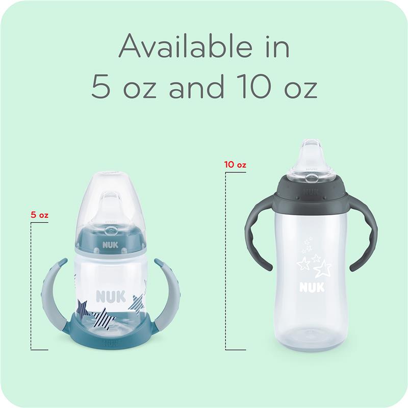 Nuk - 10 oz Large Learner Tritan Cup, 8M (BPA Free) Spill Proof Sippy Cup Image 5
