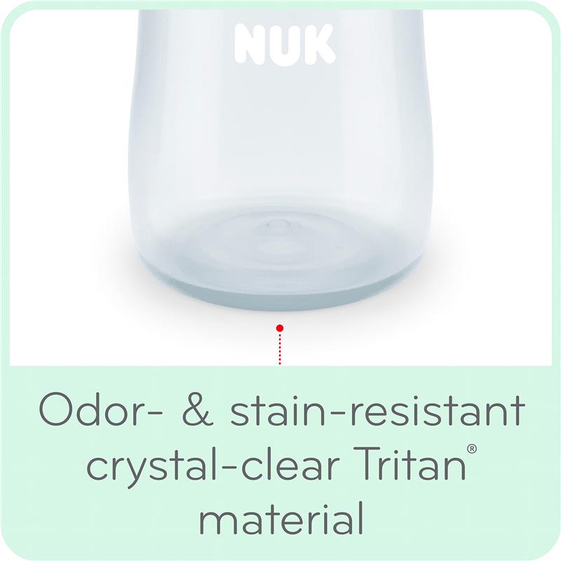 Nuk - 10 oz Large Learner Tritan Cup, 8M (BPA Free) Spill Proof Sippy Cup Image 6