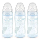 Nuk - 10Oz Smooth Flow Anti-Colic Bottle, Blue Elephant 3Pk Image 1