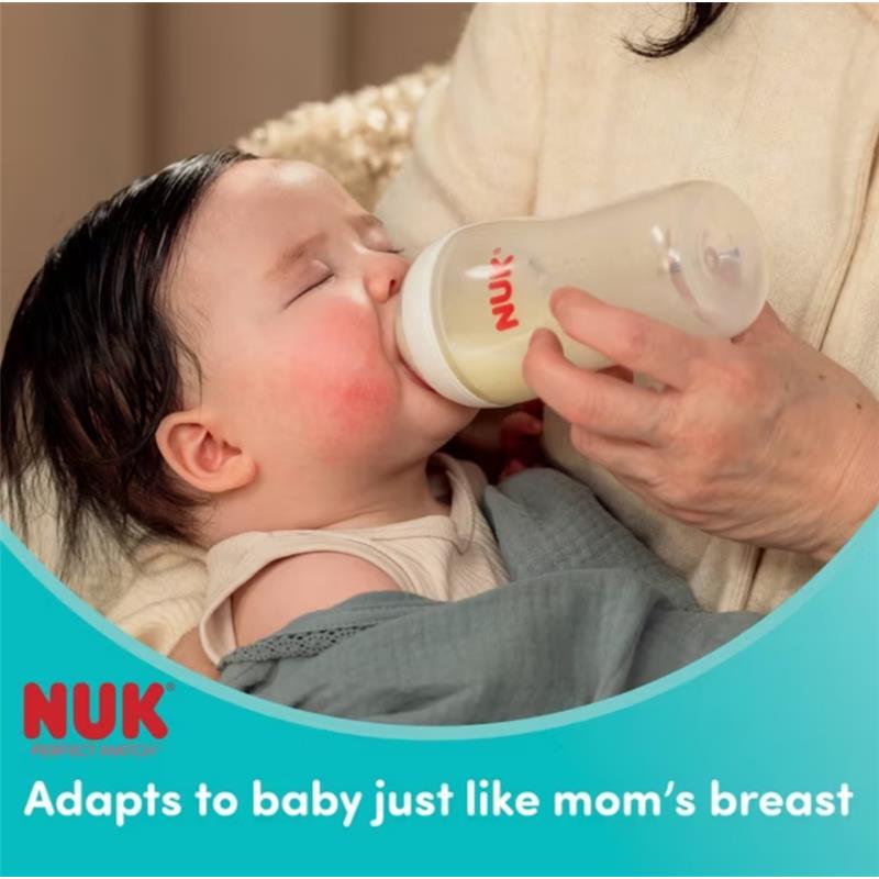 Nuk - 1Pk Perfect Match 8 Oz Baby Bottle  Image 2