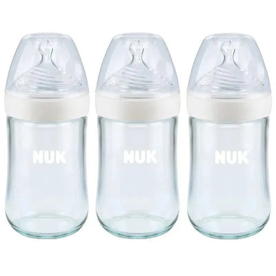 NUK - 3Pk Simply Natural Glass Bottles, 8 Oz Image 1
