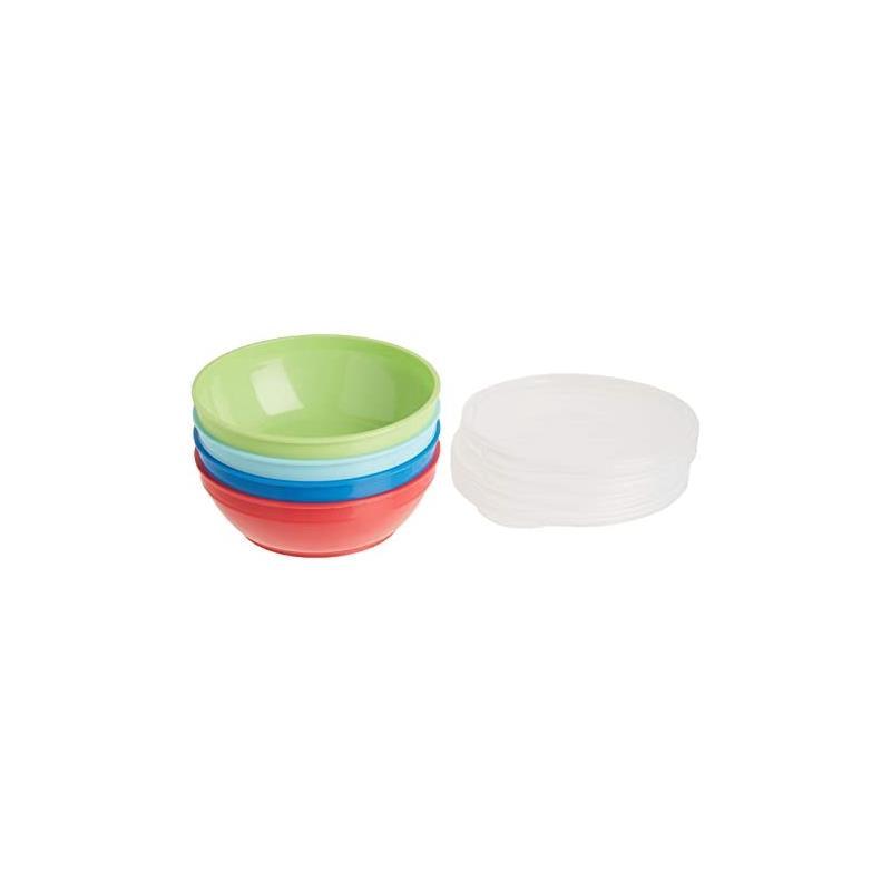 Nuk First Essentials Bunch-A-Bowls, Assorted Colors 4-Pack Image 3