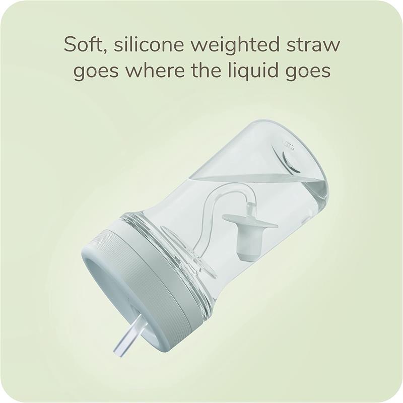 Nuk - for Nature Everlast Weighted Straw Cup, BPA Free, Spill Proof Sippy Cup Image 3