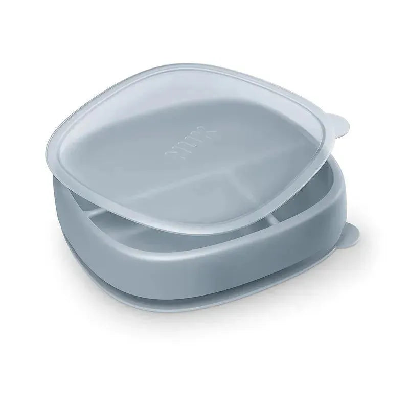 NUK - For Nature Suction Plate & Lid, Blue Image 1