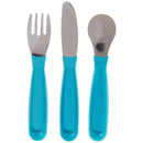 NUK Kiddy Cutlery, Utensil Set, 18+ Months, Blue, 3 Count Image 3