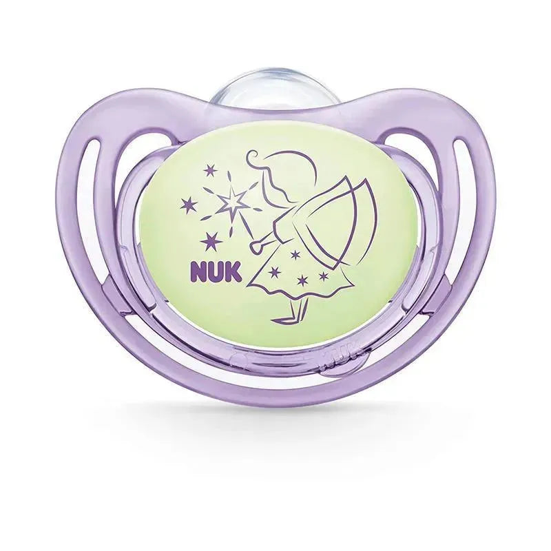 Nuk - Pacifier Airflow Glow In Dark, Girl, Size 1 Image 2