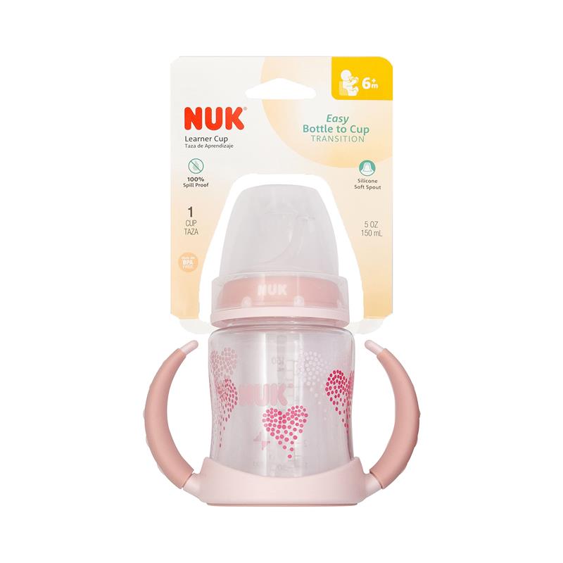 Nuk - Small Learner Tritan Cup 5 Oz, 6M (BPA Free) Spill Proof Sippy Cup Girl Image 7