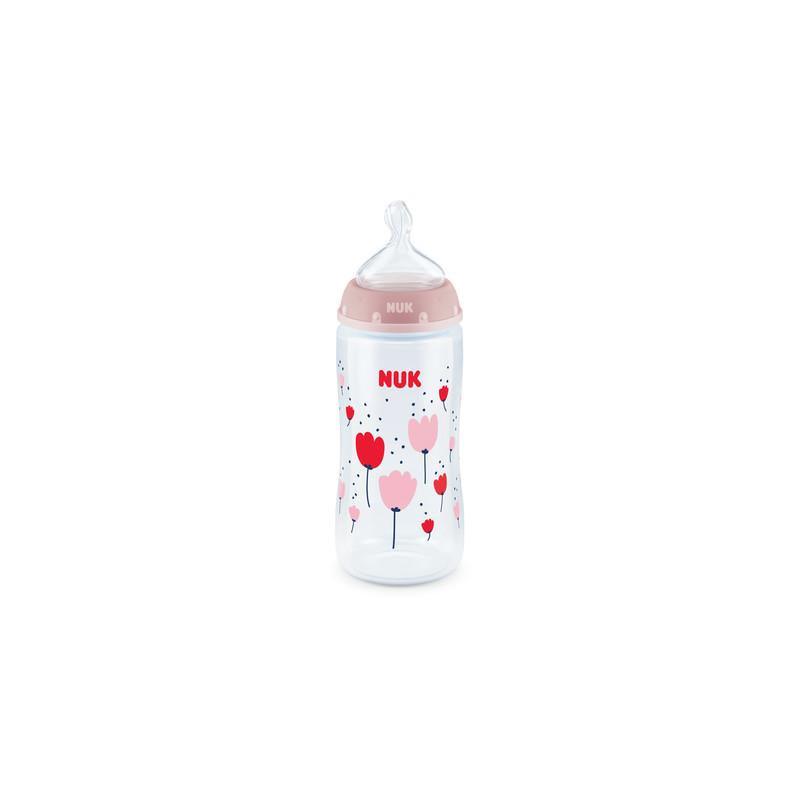 Nuk - 10Oz Smooth Flow Bottle With Flow Control Nipple, Mixed Case Image 2