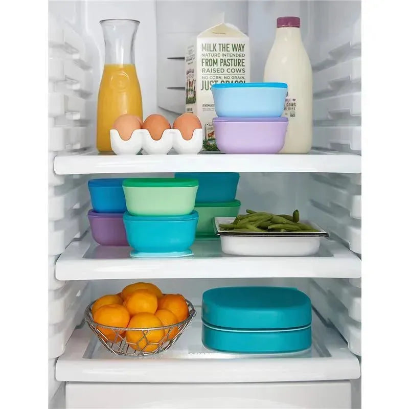 Nuk - Suction Plates and Lid, Assorted Colors, 2 Pack, 6+ Months, Blue and Green  Image 6