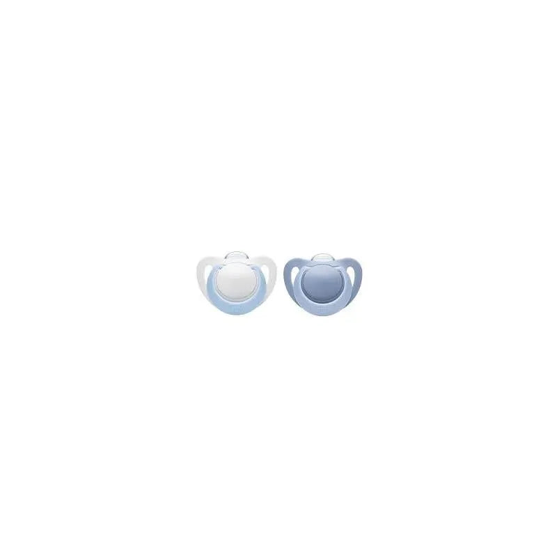 NUK® Newborn Boy OR Girl (Blue or Pink) Orthodontic Pacifiers,0-2 M. Image 1