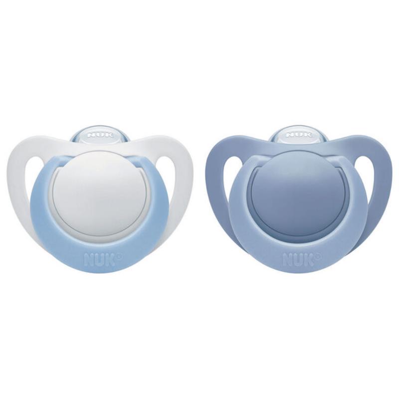 Nuk 2Pk Newborn Orthodontic Pacifiers 0/2M, Assorted Colors Image 2