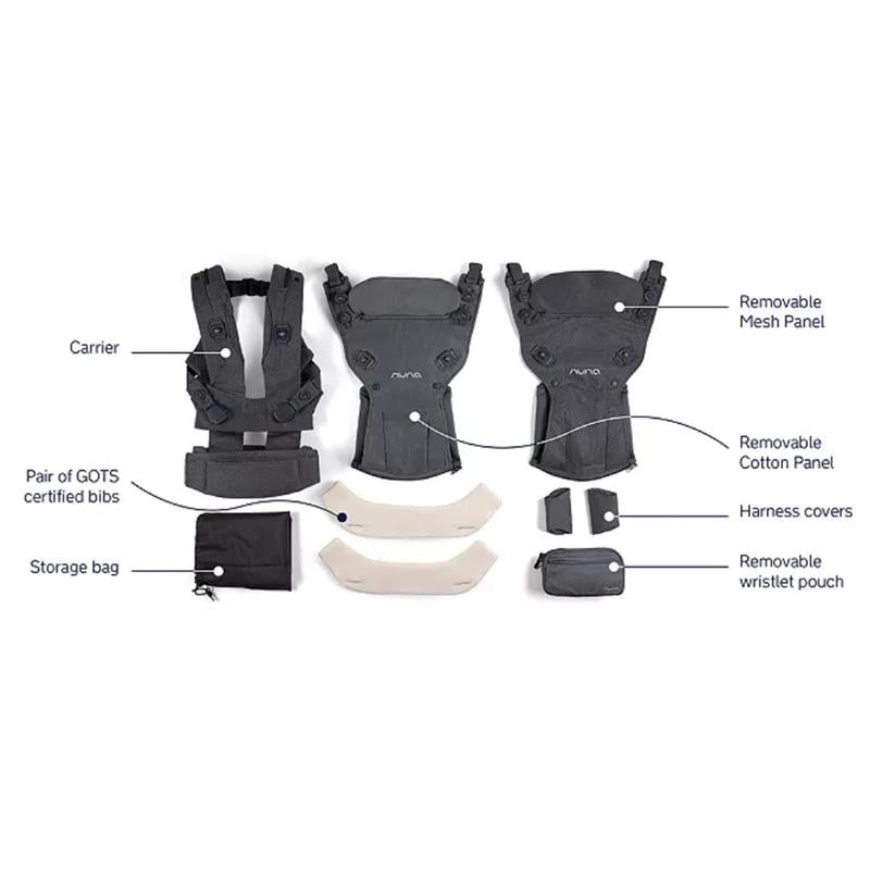 Nuna - Cudl Deux Baby Carrier, Denim Image 5