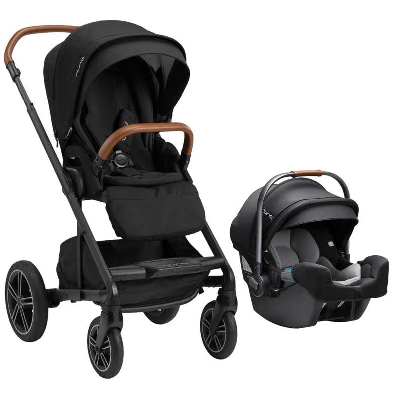 Nuna - MIXX Next with Magnetic Buckle + Pipa RX Infant Car Seat Bundle, Granite Image 1