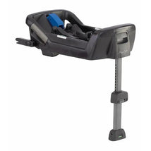 Nuna car seat base with adjustable height support for infant car seats