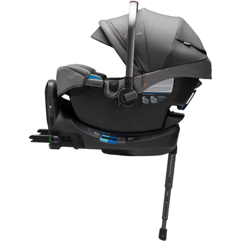 Nuna - PIPA RX Infant Car Seat + RELX Base with Load Leg, Granite Image 3