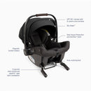 Nuna Pipa Urbn + Mixx™ Next Travel System, Caviar/Chocolate