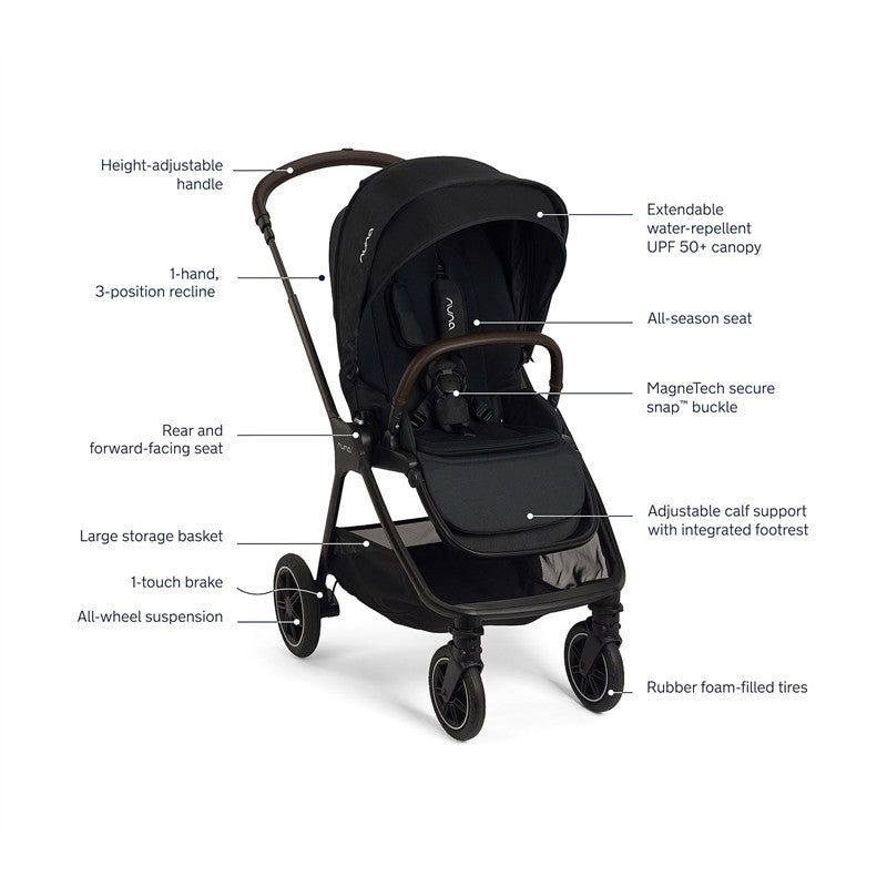 Nuna Pipa Urbn + Triv™ Next Travel System Caviar Image 10