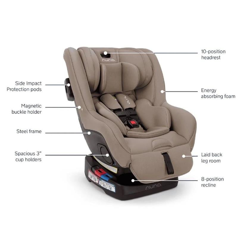Nuna - Rava Next Convertible Car Seat, Cedar Image 3