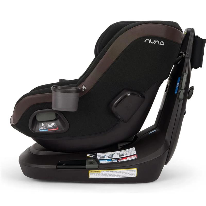 Nuna Revv Maxx Rotating Convertible Car Seat, Caviar Image 8