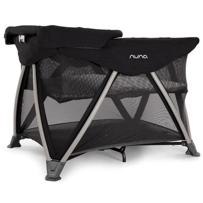 Nuna - Sena Aire + Changer Playard with Zip-Off Bassinet, Caviar Image 1