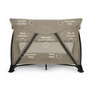 Nuna - Sena Aire W New Zip-Off Bassinet Playard, Hazelwood Image 6