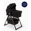 Nuna Swiv™ & Triv™ Series Bassinet + Stand, Caviar/Chocolate Image 5