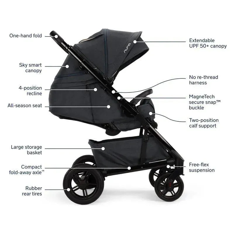 Nuna - Tavo Next Stroller, Ocean Image 3
