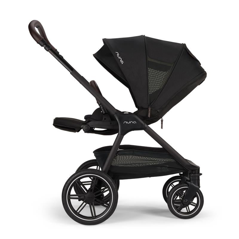 Nuna Triv Lx Single Stroller, Caviar Image 2