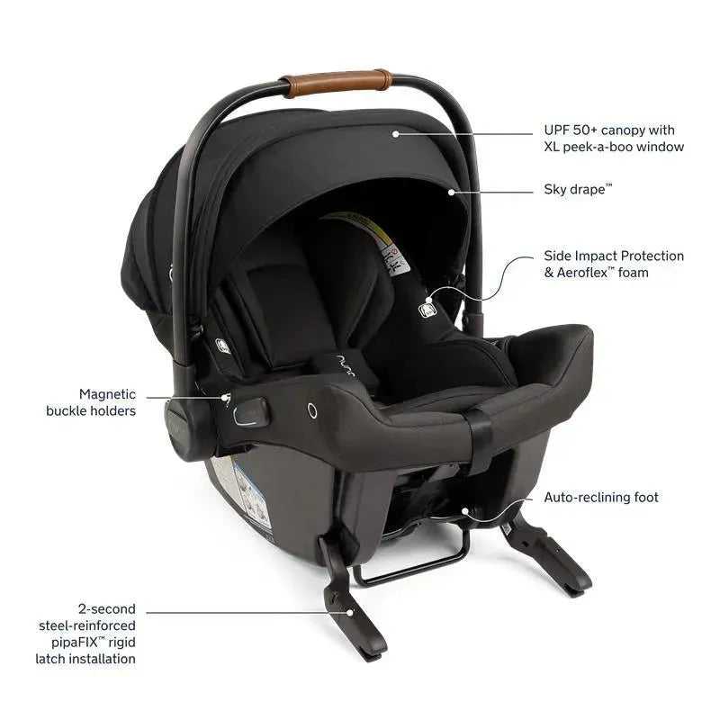 Nuna - TRIV Next + PIPA Urbn Travel System, Caviar Image 4