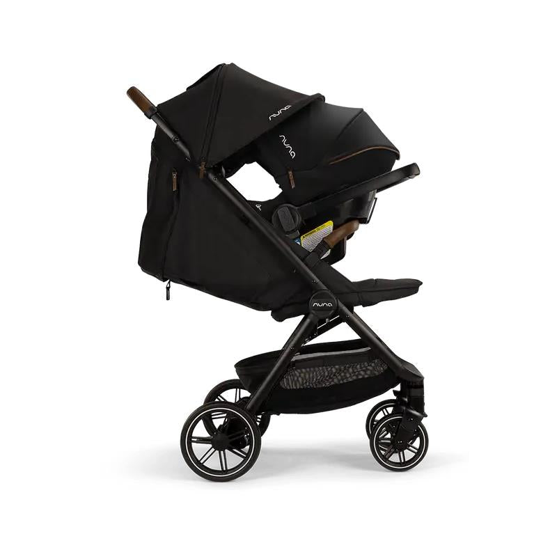 Nuna TRVL LX + PIPA urbn Travel System, Caviar/Chocolate Image 2