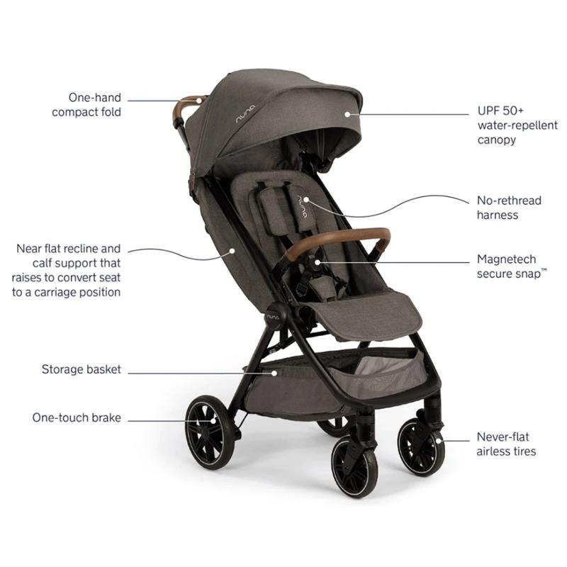 Nuna - TRVL LX + PIPA urbn Travel System, Granite Image 2