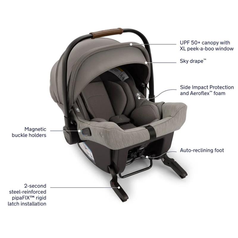 Nuna - TRVL LX + PIPA urbn Travel System, Granite Image 3