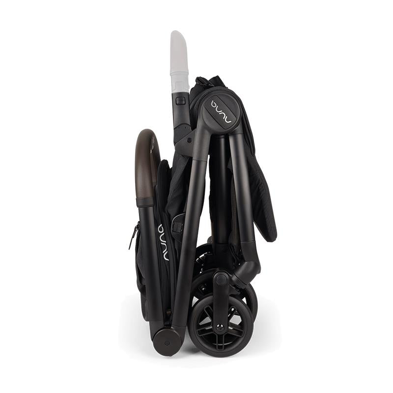 Nuna Viaa Cabn Ultra-Compact Stroller, Caviar Image 7