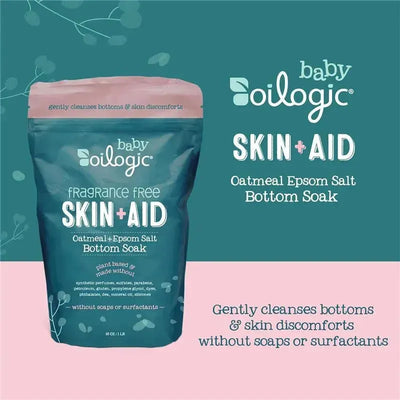 Oilogic - Baby Essentials Oatmeal Epsom Salt Bath Soak, Skin & Aid Image 2