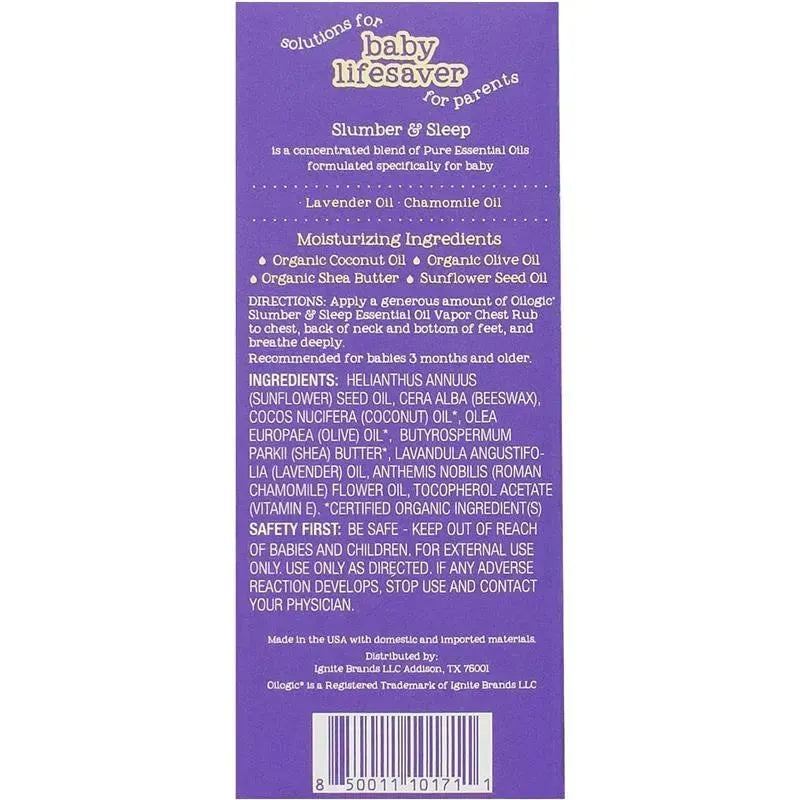 Oilogic - Relaxing Vapor Chest Rub Stick, Slumber & Sleep Image 3