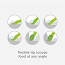 Ola Baby - 100% Silicone Soft-Tip Training Spoon for Baby Led Weaning, 2pack, Kiwi/Blueberry Image 2